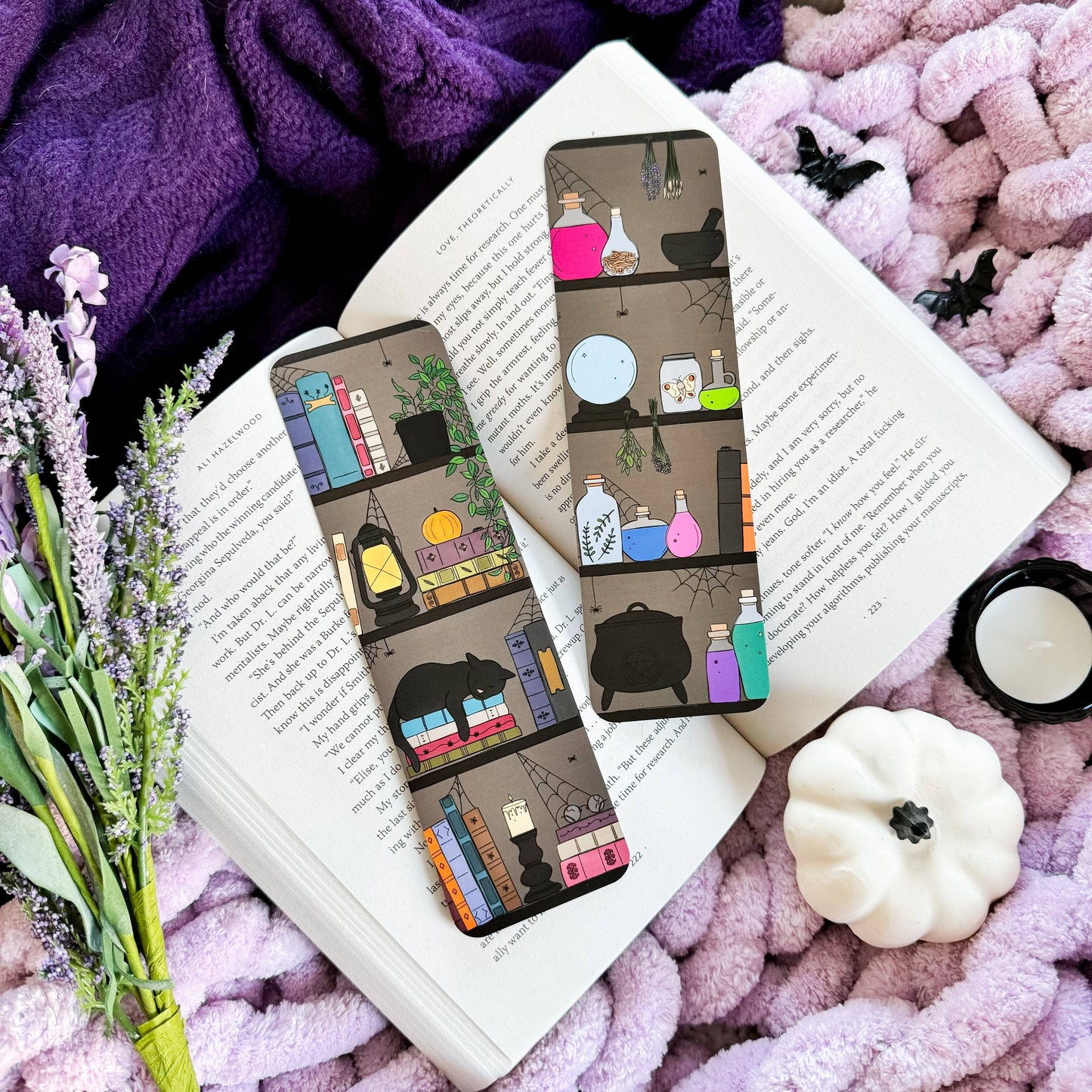 Bookmark, Witchy Bookshelf