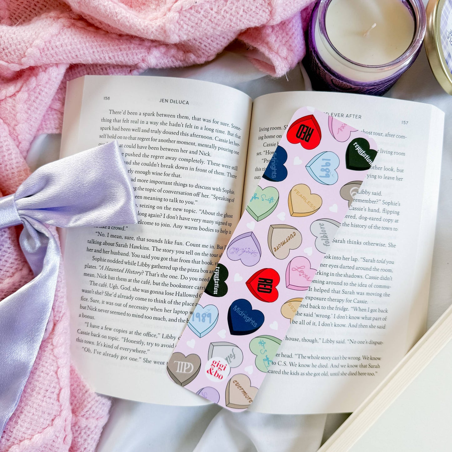 Eras Conversation Hearts Bookmark