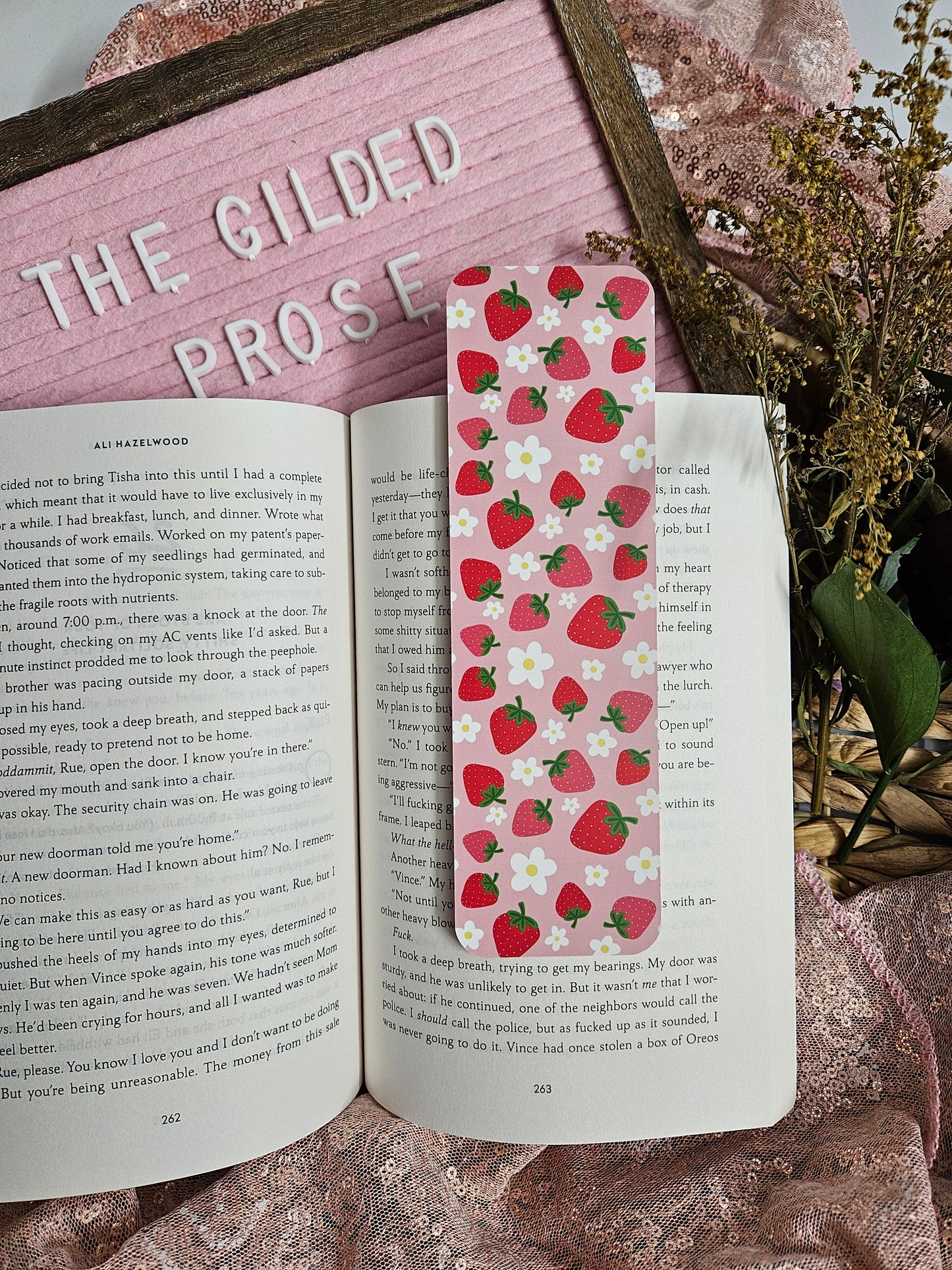 Bookmark, Strawberries