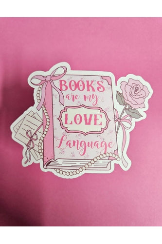 Sticker, Books Are My Love Language
