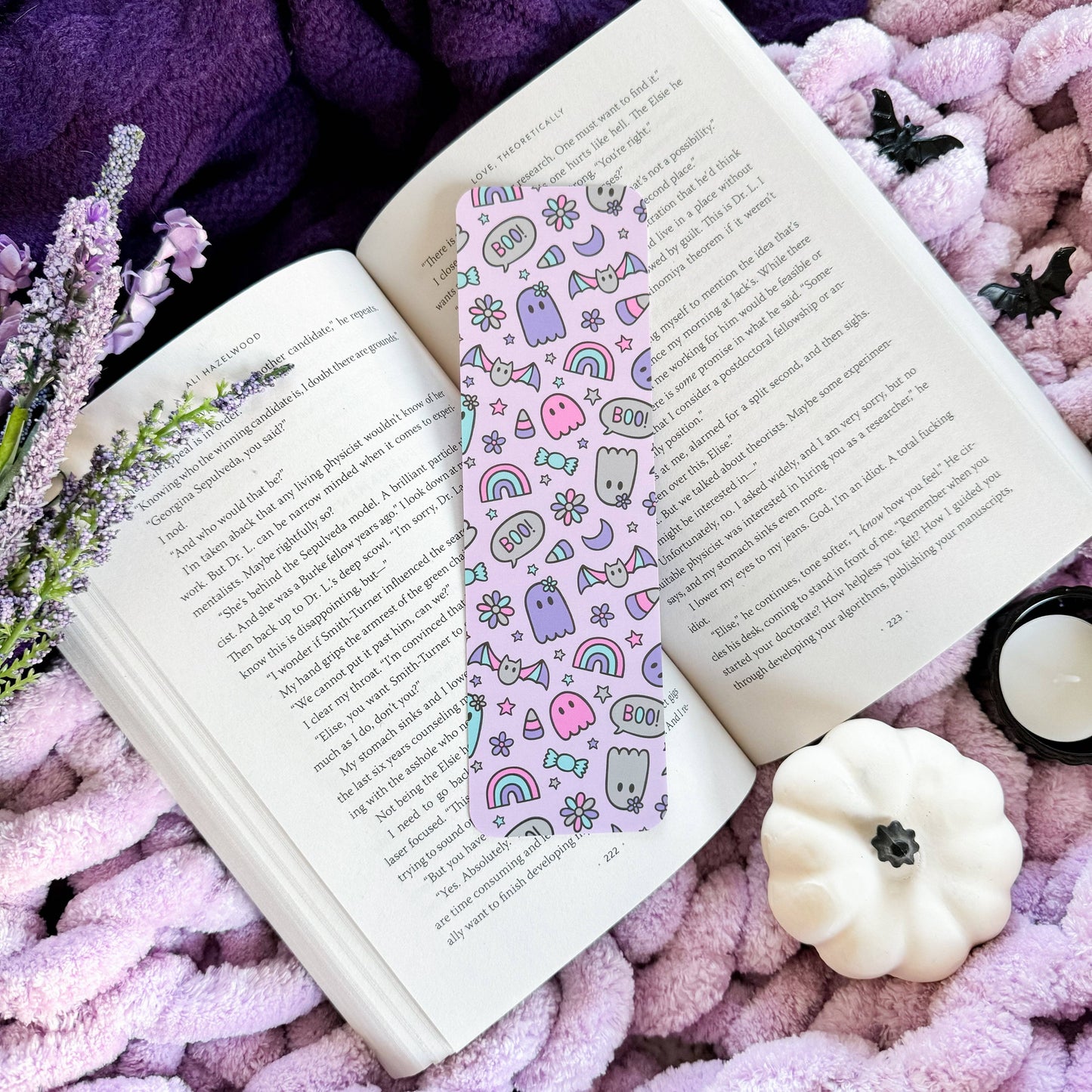 Bookmark, Pastel Ghosties